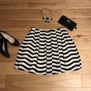 Striped Banana Republic Skirt